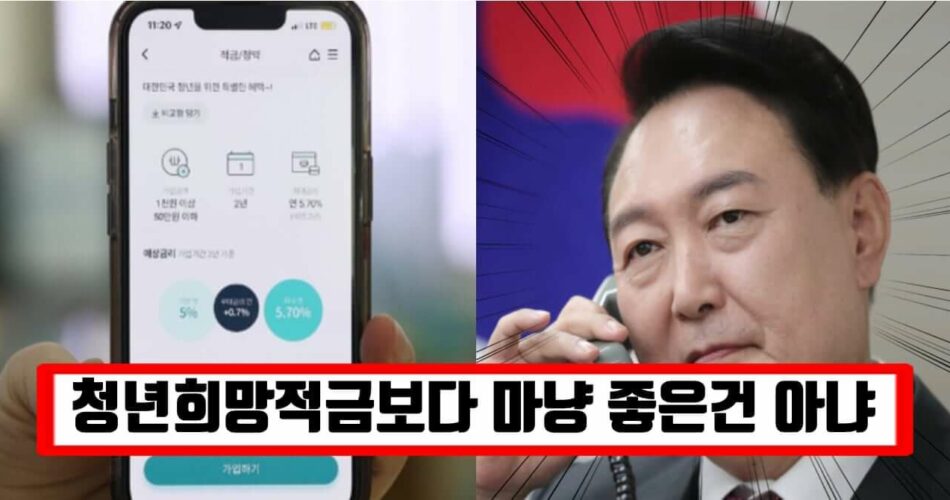 “청년희망적금보다 좋은 줄 알았는데…” 발표되고 난리났던 청년도약계좌 심층분석 비교 (+소득조건)